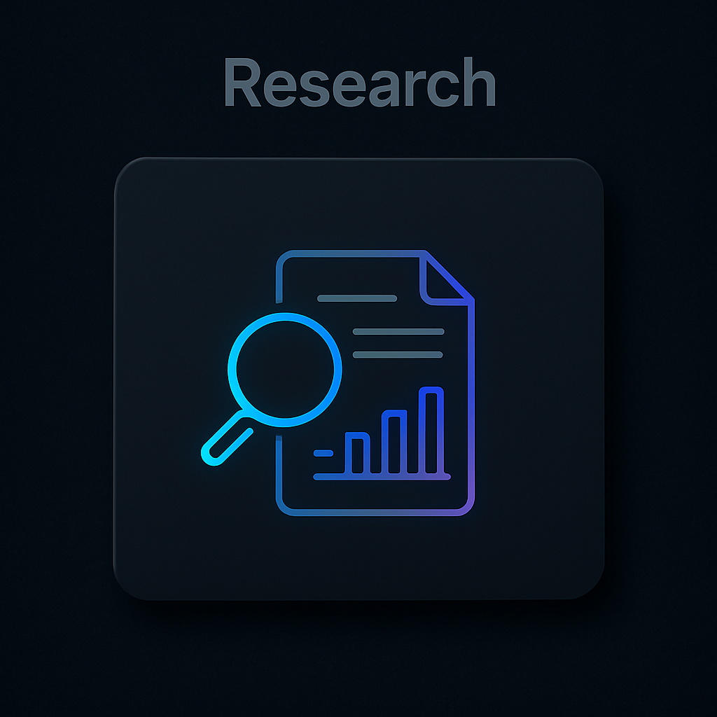 Abstract research visual